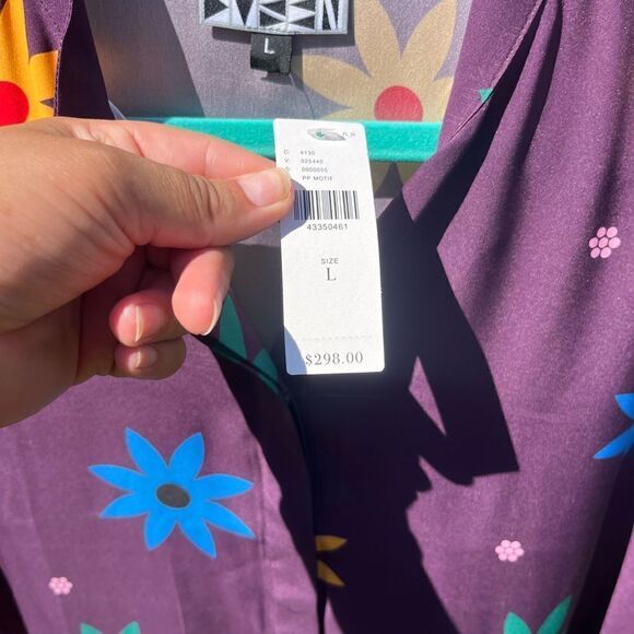 Anthropologie Dusen Dusen Daisy Silk Dress NWT - Picture 8 of 16